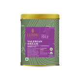 Luxmi Estates Valerian Dream Herbal Tea - 50gm, 1.7 Ounce, 25 Cups | USDA Certified Organic Valerian Root + Chamomile Herbal Tea - Gluten Free, Caffeine Free Tea Bags